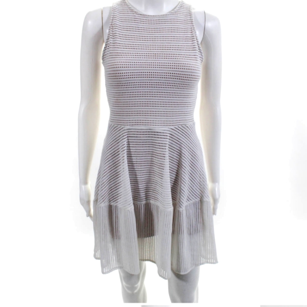 BCBGMAXAZRIA SLEEVELESS CREW NECK A LINE DRess xs